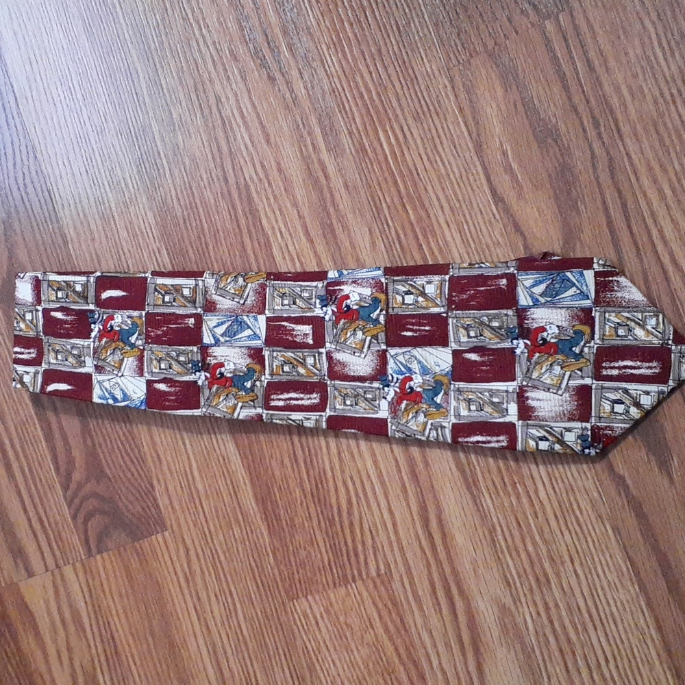 Goofy the painter vintage Tie